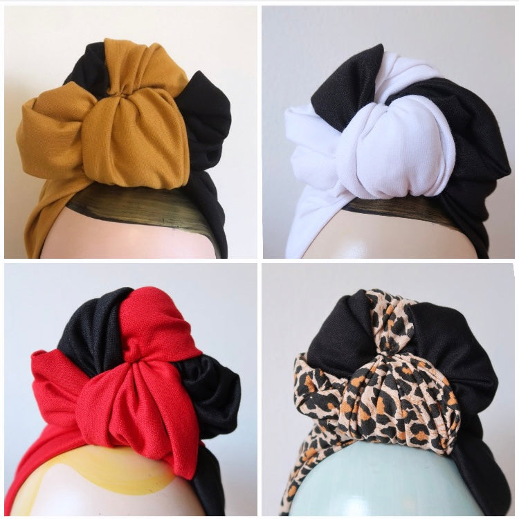 Duo Design 1940s Style Pre-Tied Turban – SarahsDooWopDos