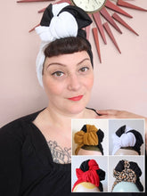 Load image into Gallery viewer, Women wears vintage turban