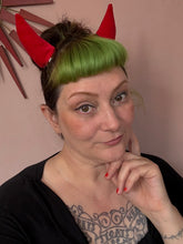 Load image into Gallery viewer, Devil horn hair clips