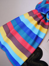 Load image into Gallery viewer, 50% OFF SALE ITEM: SMALL KNOT Vintage Style Pre-tied Headband in Autumn Stripes