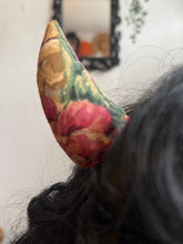 Load image into Gallery viewer, Upcycled Floral Devil Horns (Hair Clips)