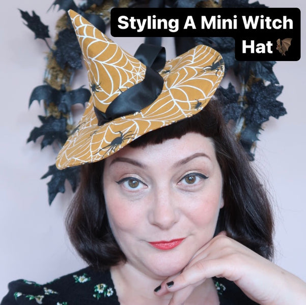 Ways To Style A Mini Vintage Witch Hat🦇🕸️🎃