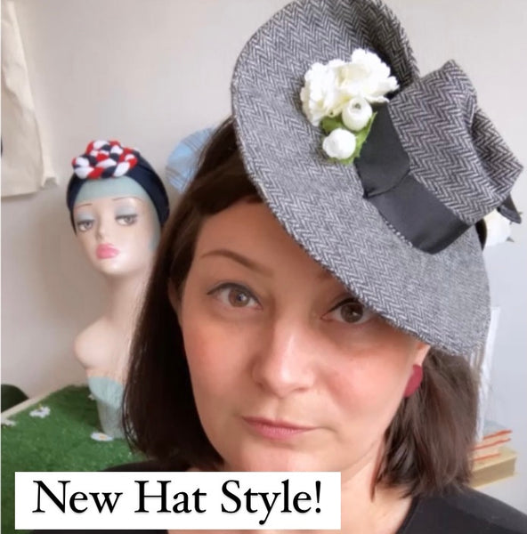 Mini 1940s Style Tilt Hats Are Here!