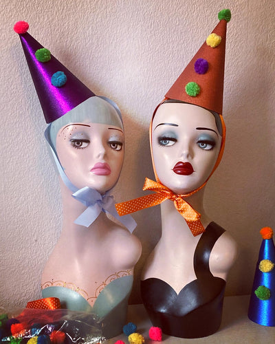 Vintage party hat step by step tutorial diy