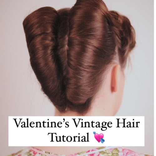 Valentine’s vintage hair tutorial