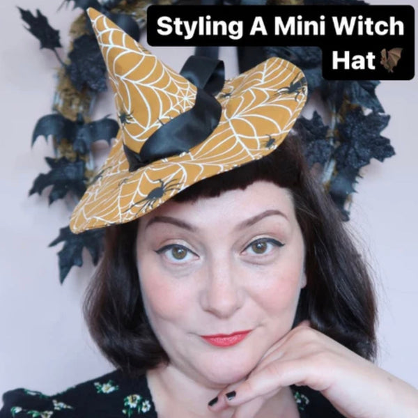 Ways To Style A Mini Vintage Witch Hat🦇🕸️🎃