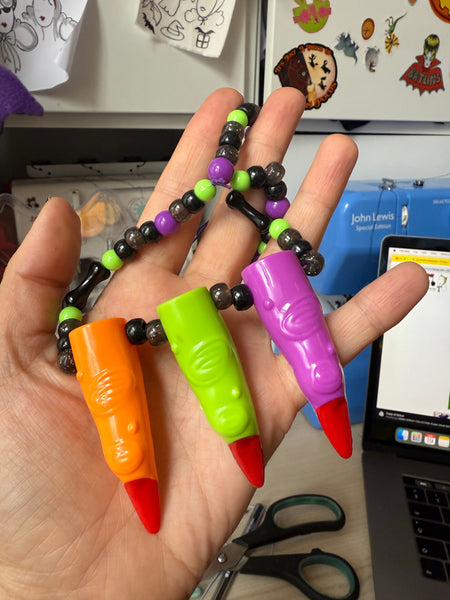 Creepy Crafting: Making Witch Finger Jewellery.
