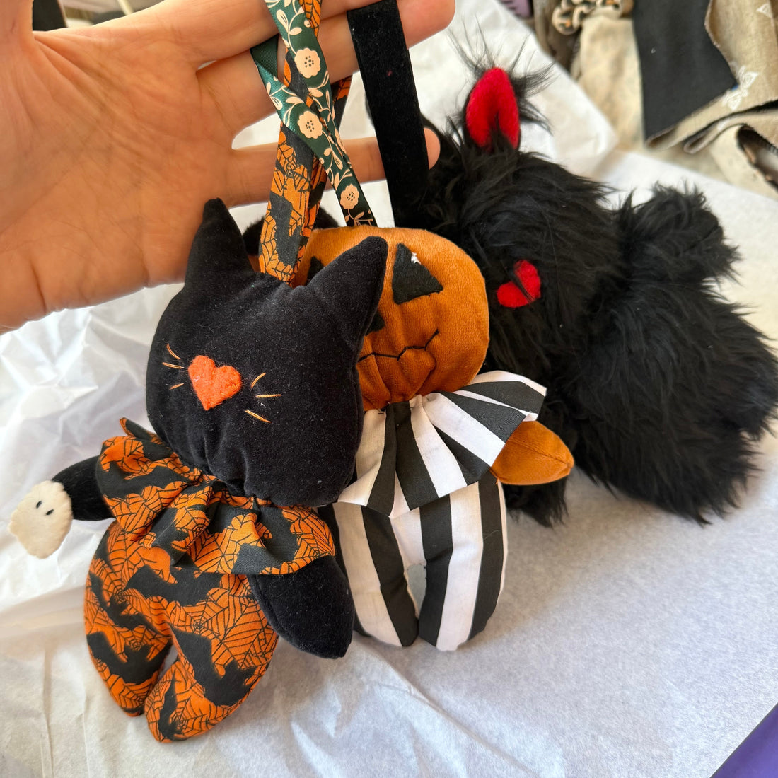Spooky bag charms keyrings 