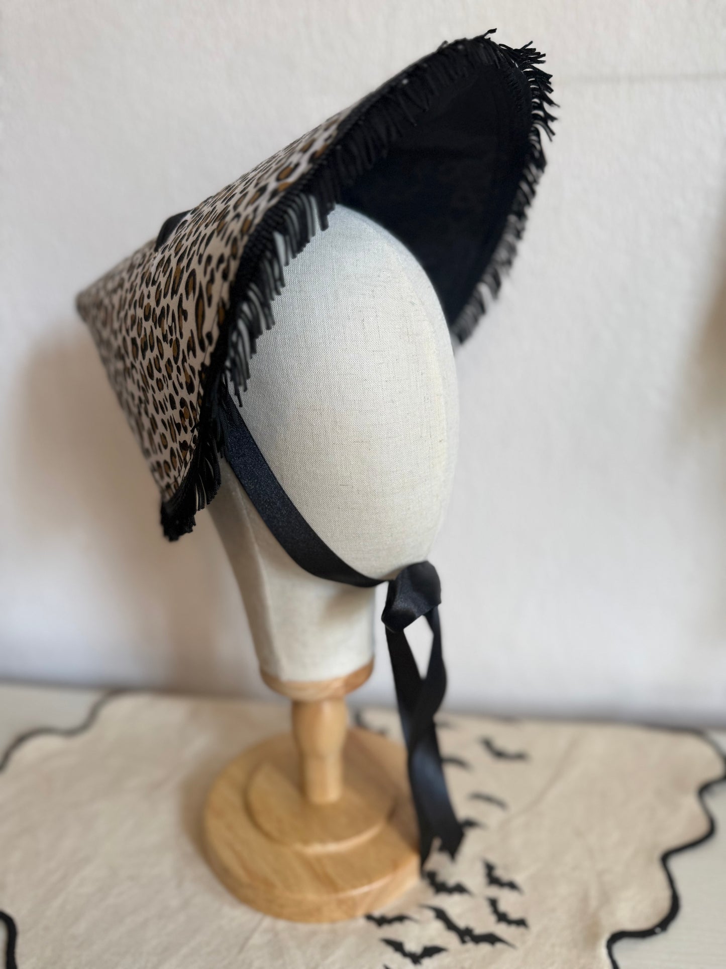 animal print vintage style rockabilly sun hat