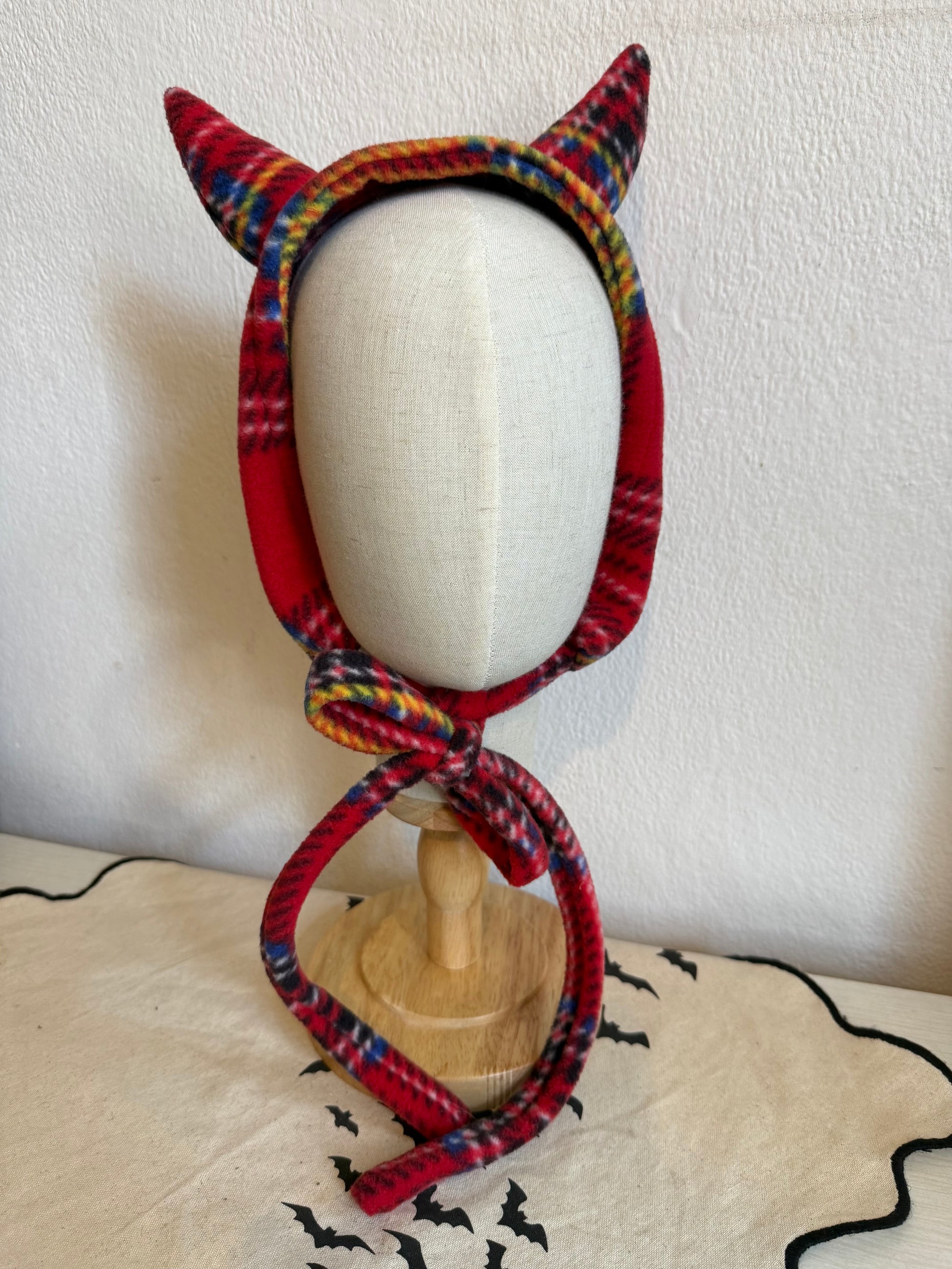 devil horn headband