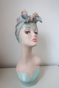 Vintage paisley headscarf 