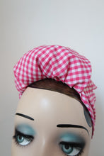 Load image into Gallery viewer, Pretty gingham vintage headscarf bandana 