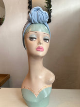 Load image into Gallery viewer, Vintage light blue headband 