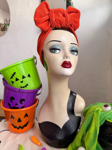 Orange Halloween autumn headband 