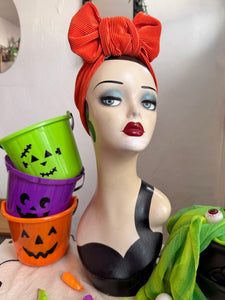 Orange Halloween autumn headband 