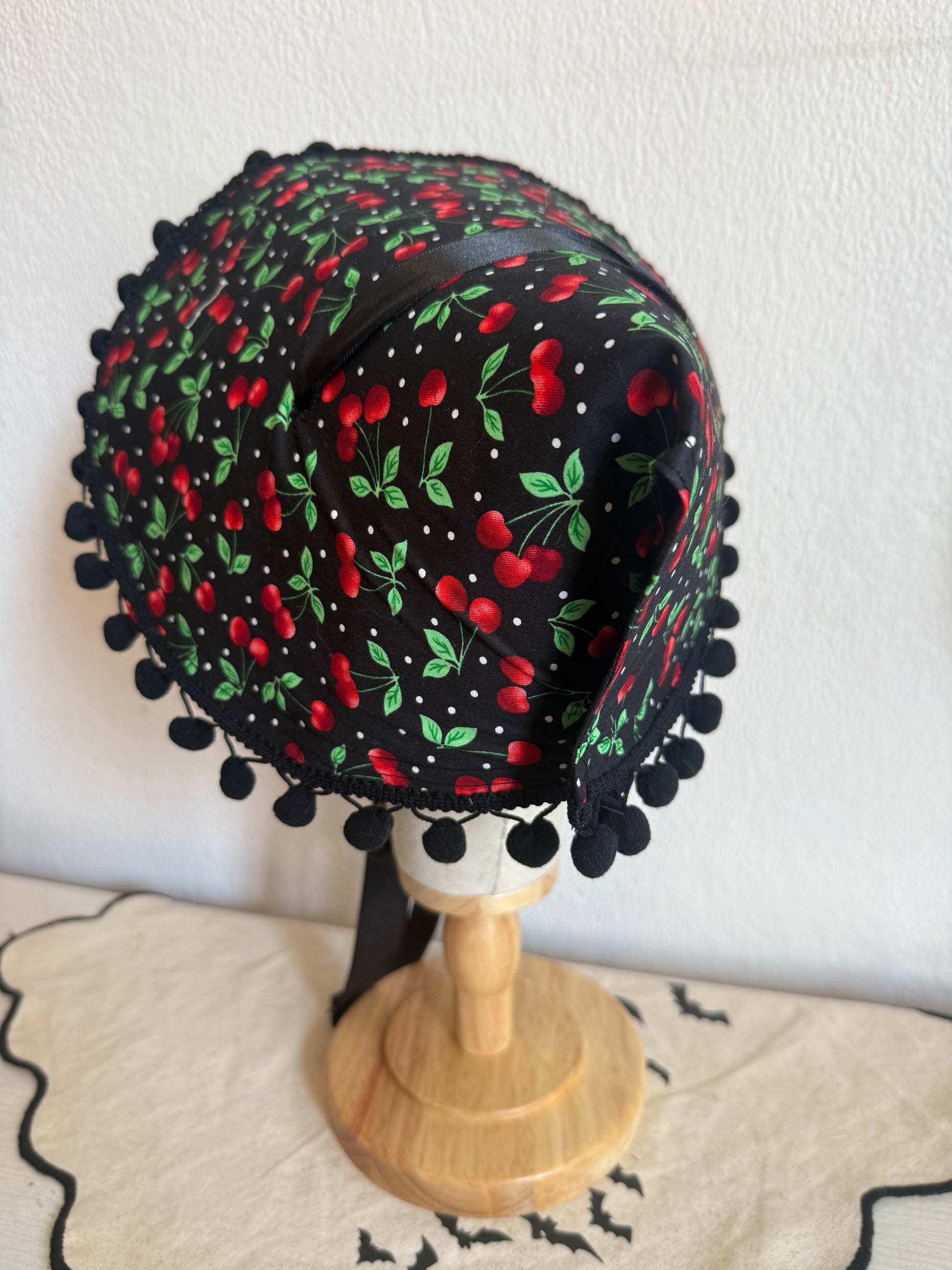 vintage style rockabilly sun hat