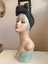 Load image into Gallery viewer, Polka dot rockabilly alternative headscarf