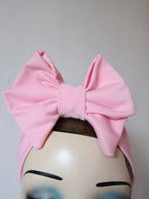 Load image into Gallery viewer, SALE ITEM: BOW KNOT Light Pink (Full Coverage) 1940s Style Pre-tied Turban