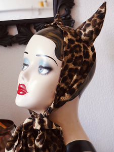 Devil Halloween leopard headband 