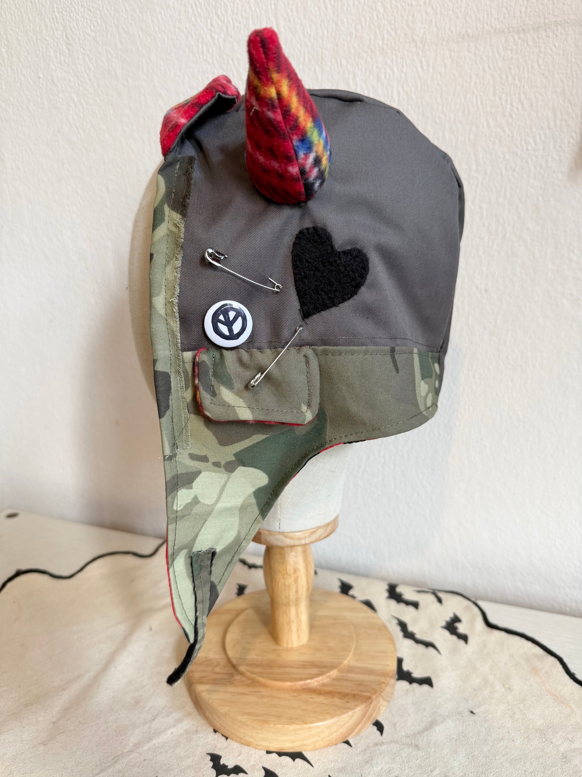 tank girl horned aviator hat 