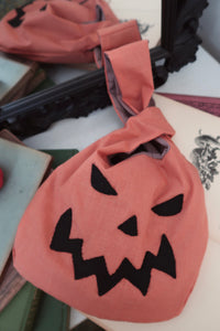 Orange Pumpkin Halloween Jack-o-lantern bag 