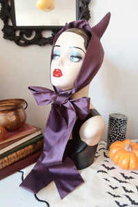 Purple devil gothic Halloween headband 