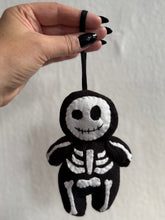 Load image into Gallery viewer, Skeleton bag charm goth horror Halloween 
