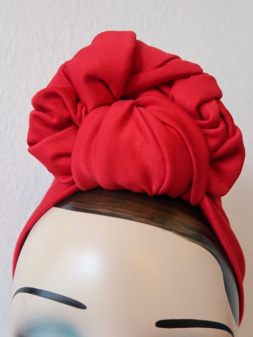 Red vintage headband 