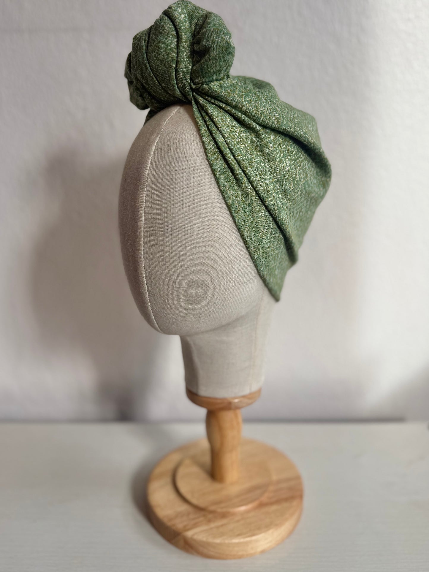 Vintage style handmade jersey turban 