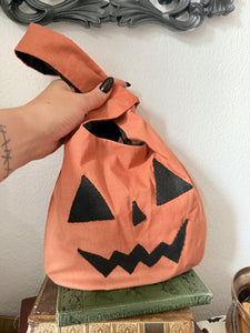 Alt fashion Halloween cute pumpkin bag