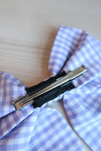 Load image into Gallery viewer, SALE: HAIR BOW in Lilac Gingham