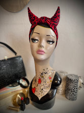 Load image into Gallery viewer, Red leopard print headband 