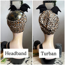 Load image into Gallery viewer, Gothic rockabilly bat hat 