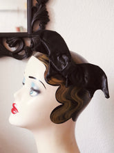 Load image into Gallery viewer, Gothic Halloween hat hair bow alt fashion hair accessory