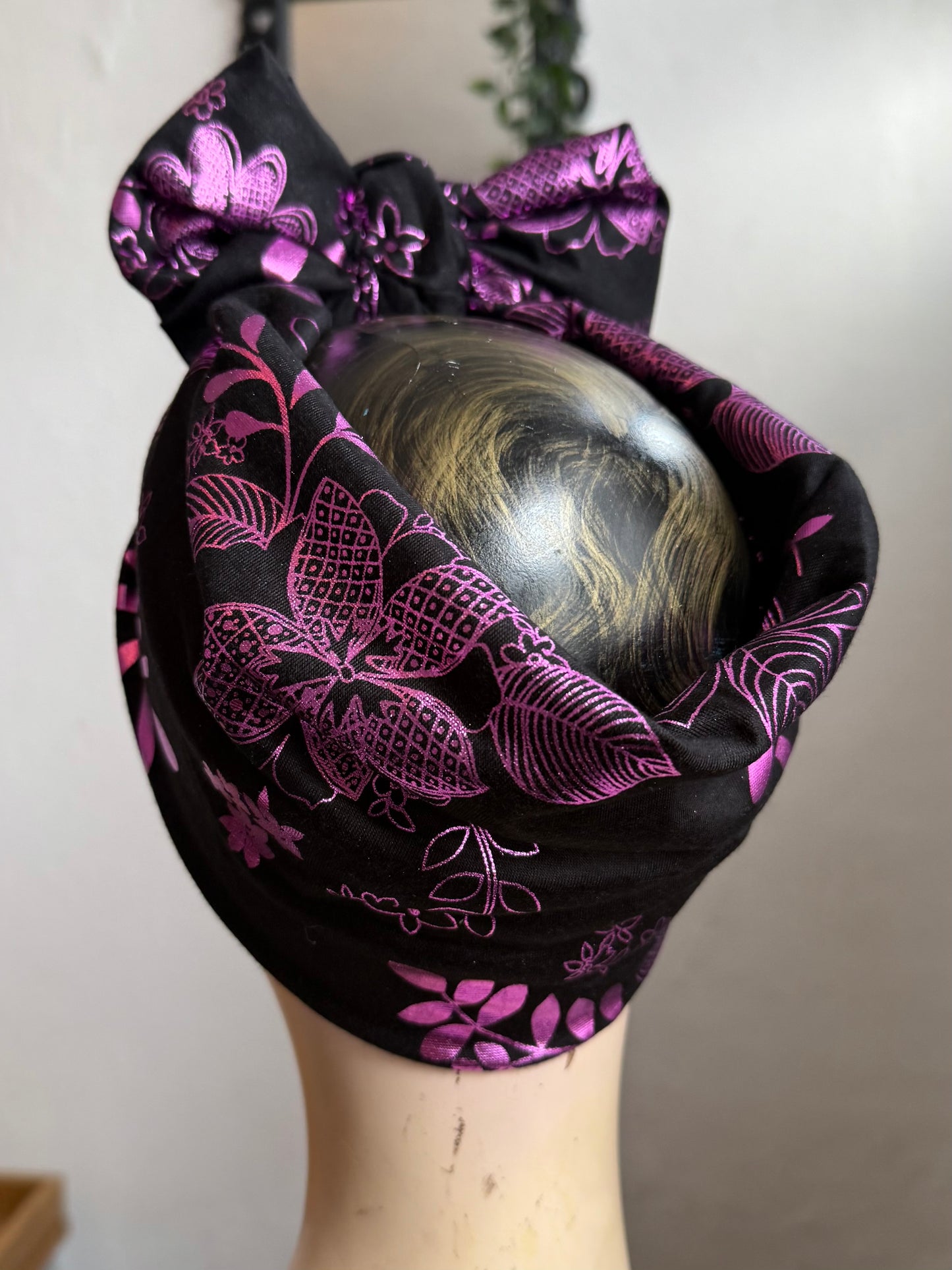 Handmade metallic headband 