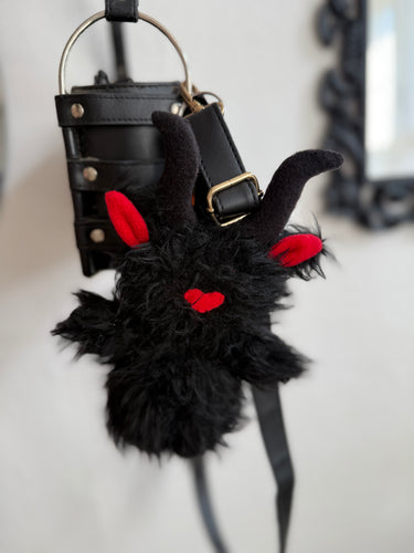 Cute kawaii goat folklore bag charm keyring 
