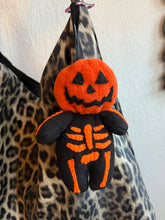 Load image into Gallery viewer, Enoch The Pumpkin Plush Bag Charm (made to order)
