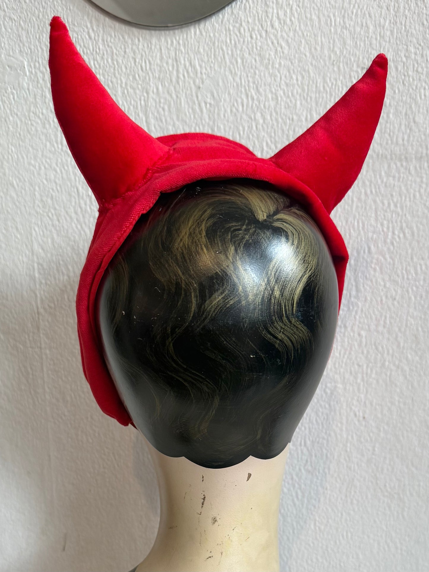 Red Velvet Devil Headpiece