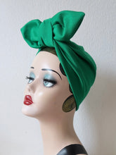 Load image into Gallery viewer, 1940s Landgirl turban headscarf for women