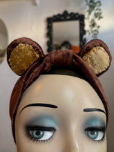 Load image into Gallery viewer, Mannequin head wearing a brown headband with bear ears against a neutral background