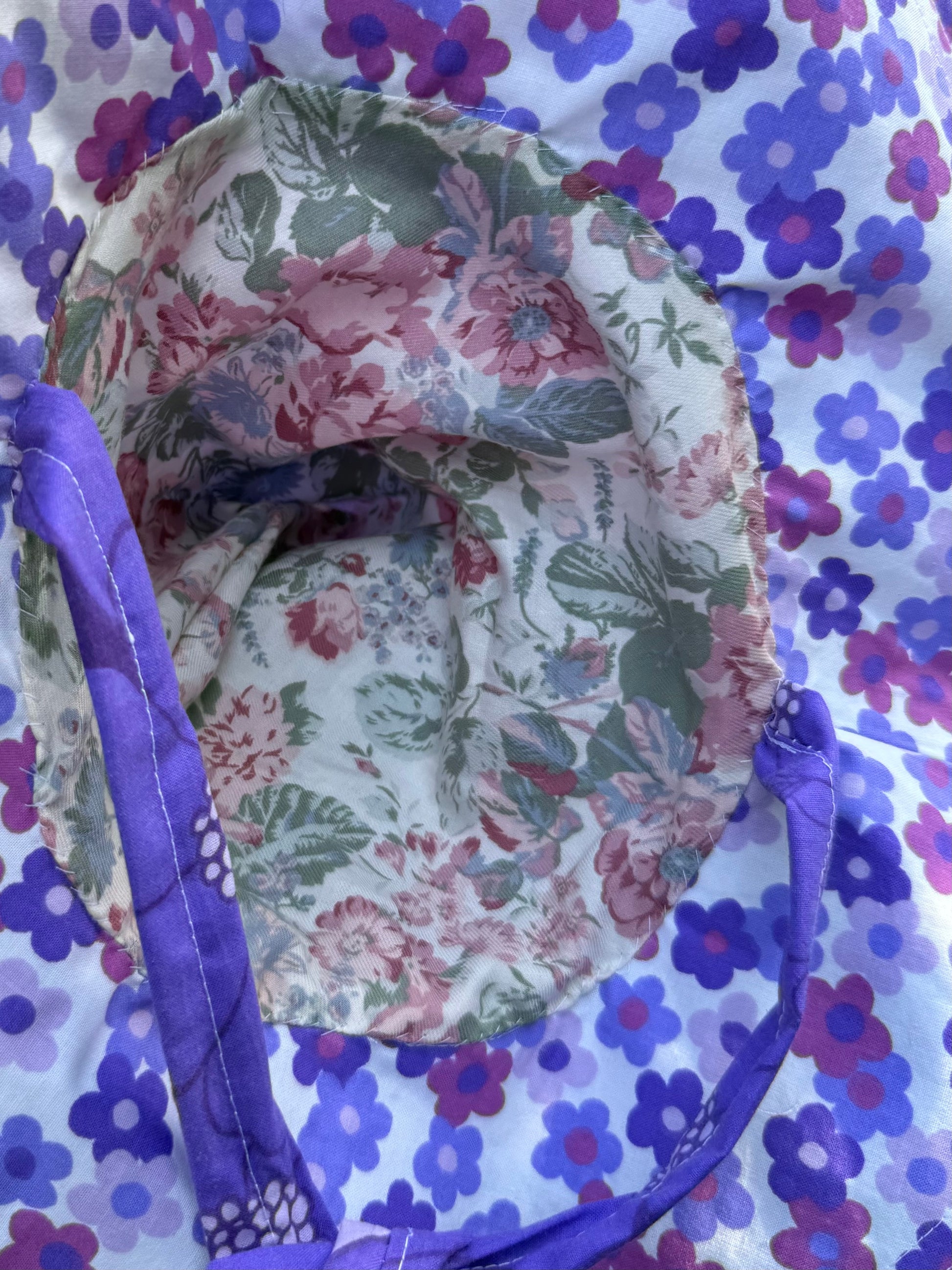 Retro floral vintage style garden witch hat practical magic