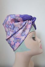 Load image into Gallery viewer, True Vintage Lilac Floral Scarf