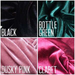 CLASSIC Velvet Turban (Full Coverage) in 4 Colours (made to order)