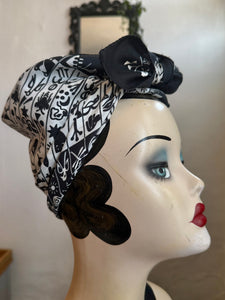 vintage headscarf 