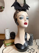 Load image into Gallery viewer, Gothic rockabilly bat hat 