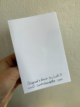 Load image into Gallery viewer, Love Heart (Red &amp; Pink) - Hand Drawn Greeting Card