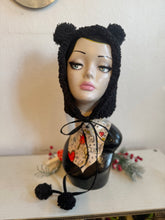 Load image into Gallery viewer, Black Bear Bonnet