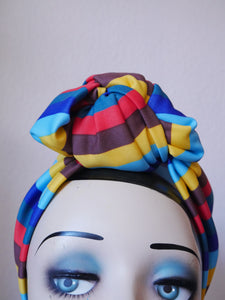 maximalist outfit dopamine dressing turban