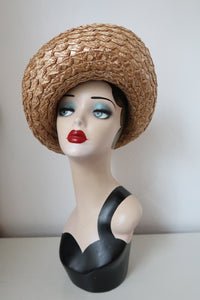 1950s straw hat