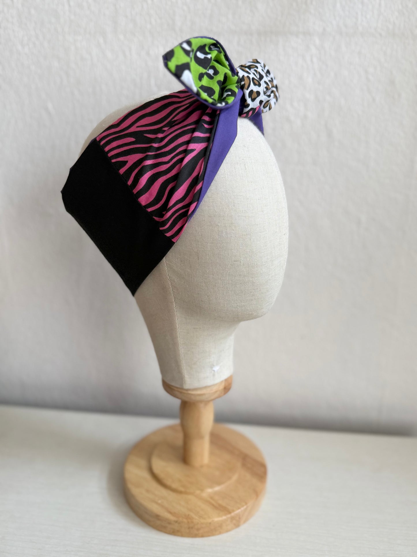 Patchwork Spooky Headscarf (self tie)